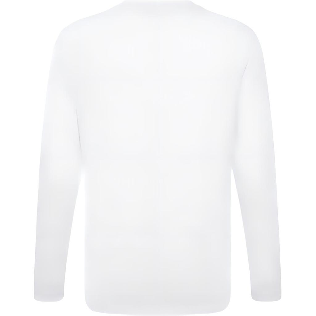 Calvin Klein Logo Printed Crew Neck Long Sleeve T-Shirt Men Tops White J319455-YAF