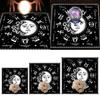 Astrology Tarots Table Altar Cloth Metaphysical Board Game Mat Pendulum Divinations Altar Tablecloth Board Game Card Pad