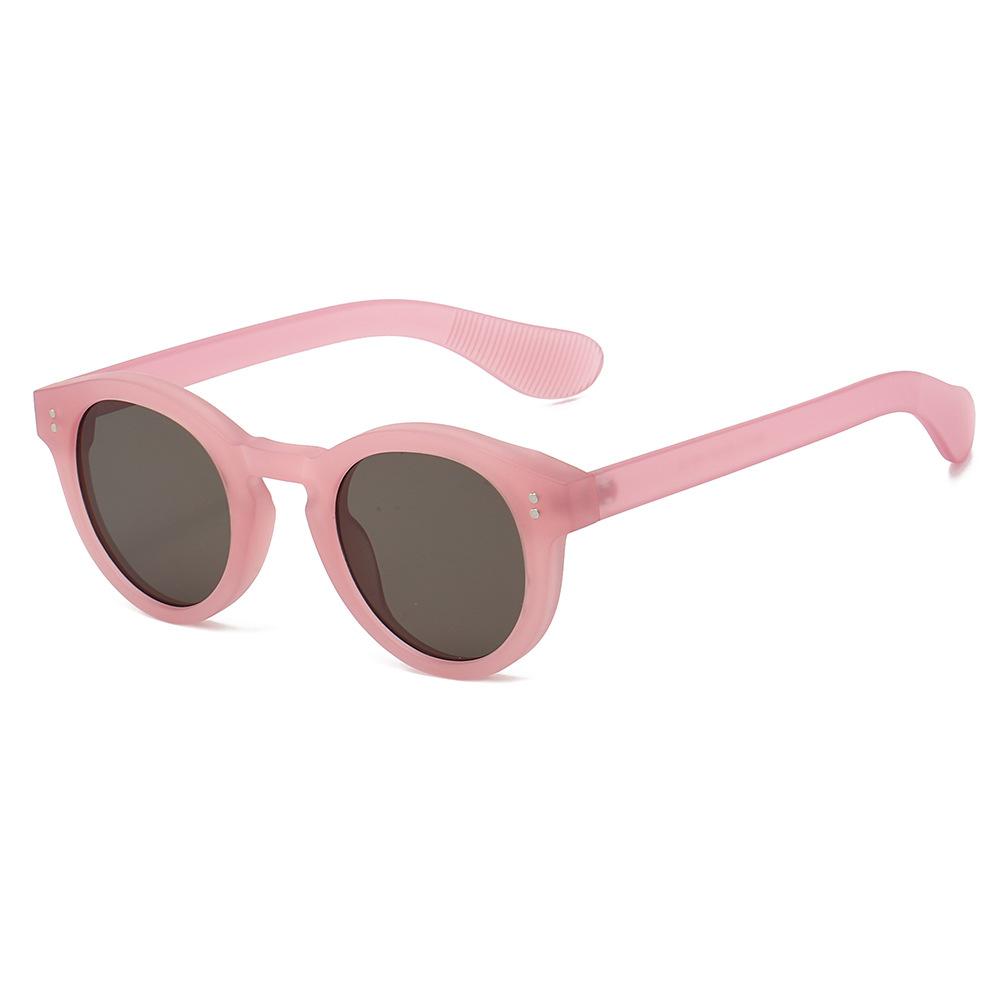 

Classic Rivet Round Sunglasses Women For Men Vintage Sun Glasses Punk Popular Trendy Outdoor Driving Jelly Eyeglasses UV400