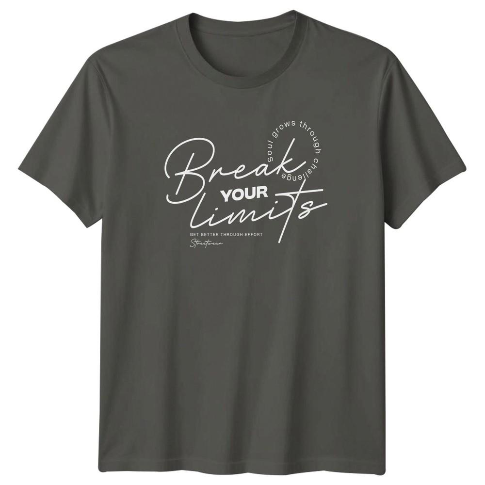 Break Your Limits TShirt Motivational Fitness Gym Gift For Him And Her S