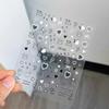 MINKYS Ins Transparent Cool Girl DIY Decorative Nail Sticker for Scrapbooking Cute Journal Sticker Stationery