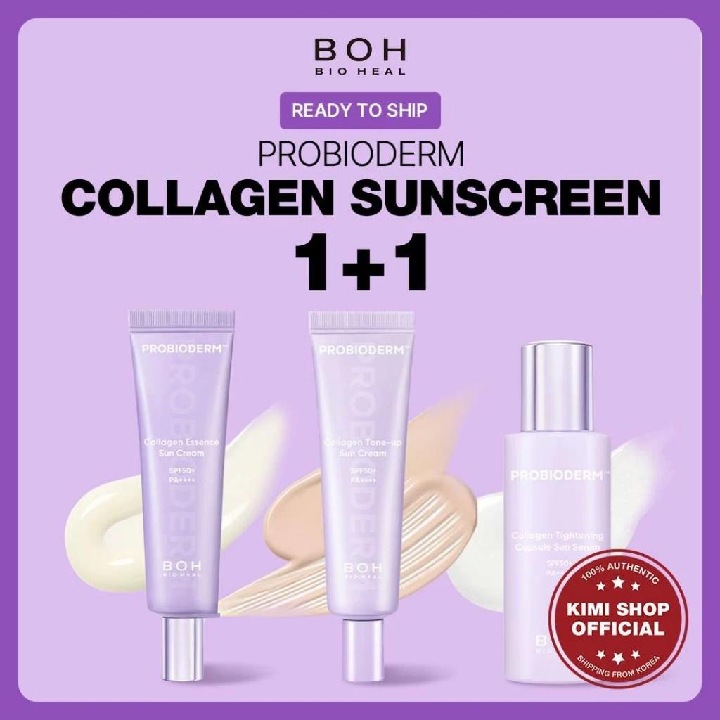 [BIO HEAL BOH] Probioderm Collagen Essence Sun Cream 50ml+50ml (SPF50+, PA++++) / Sun screen