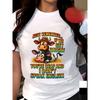European sizes Women'S Funny Cow Print T-Shirt - "Just Remember If We Get Caught You're Deaf And I Don't Speak English" Slogan