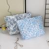 Cute Korean Makeup Bag Women Zipper Cosmetic Organizer Female Cloth Handbag Large Capacity Portable Toiletry Case for Girls