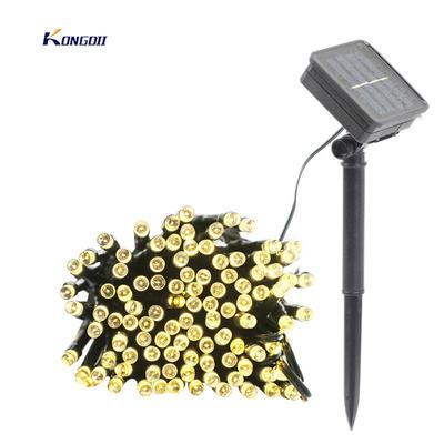 100/200 lampade solari per esterni a LED luci a stringa a LED fata vacanze feste di Natale ghirlande luci solari impermeabili da giardino