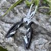 Multifunctional Curved Mouth Road Sub Pliers Cutting Lines Uncoupling Fish Hooks Opening Coils Outdoor Fishing Tools Plier