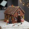 3D Haus Tür DIY Silikon Lebkuchen Fondant Form Kuchen Dekoration Schokolade Weihnachten Backform
