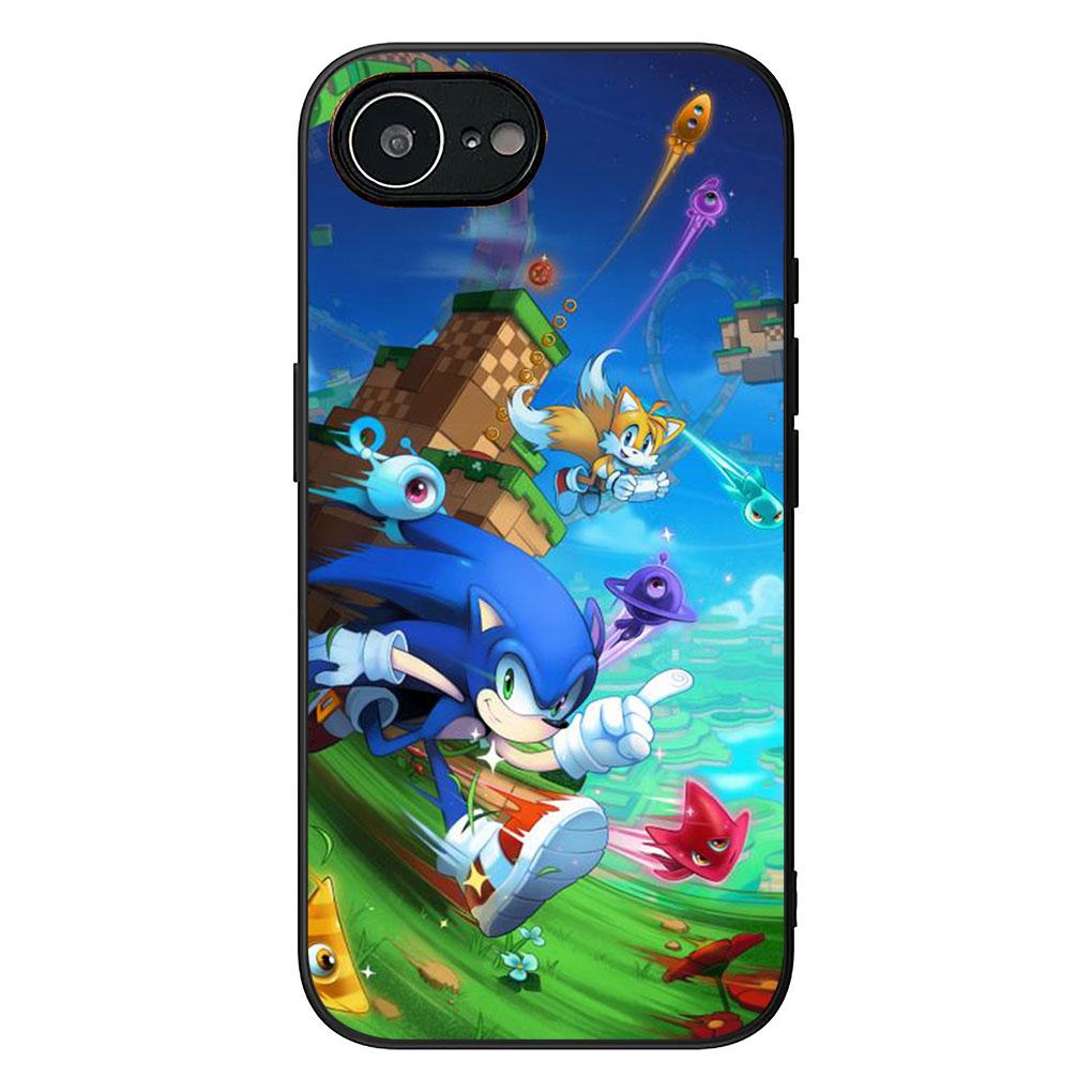 Phone Cover for Samsung Galaxy S25 S24 S23 FE Plus Ultra S7 Edge A16 A15 5G s25+ Casing Flexible Case S-Sonics Hedgehog