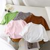 Baby Boys Basic Tee Long Sleeve T-shirts Pure Cotton Baby Girl Tops Kids T-shirt Cotton Spring Tee Shirts Baby Boy Clothes