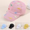 Berretto da baseball estivo per bambini con ricamo di dinosauro dei cartoni animati, regolabile per neonati e bambini, cappelli da sole per esterni