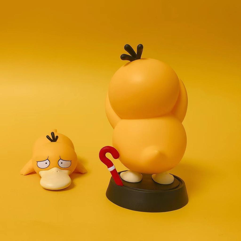 7-12cm Pokemon Anime Cute Figure Doll Prone Position Psyduck Cartoon Car Decoration Action Collect Model Kids Toys Gift