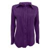 Women S Fashion Pleated Stretch Long Sleeve Shirt
