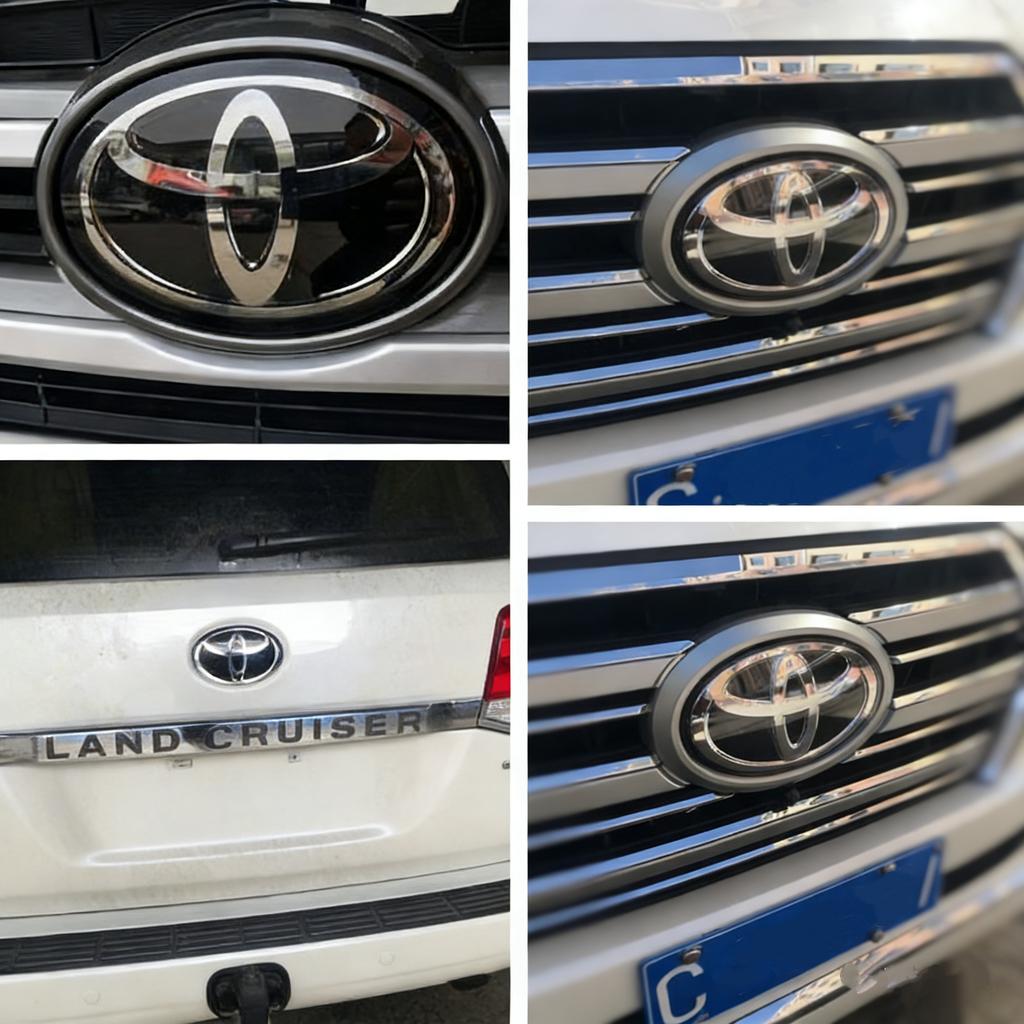 3D Car Front Grill Hood Emblem Rear Logo for Toyota Corolla Camry RAV4 Hilux CHR Highlander Yaris Vios Alphard Prius Reiz Wish