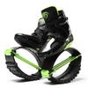 Stivali Unisex Nero Blu con Molla di Ritorno per Allenamento Indoor Fitness Salto Scarpe Regolabili per Giovani Adulti