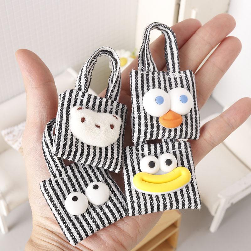 Кукольная мини-сумка из холста — фото 9