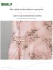 2025 Elegant Printed Short-Sleeved Qipao Dress for Middle-Aged and Elderly Women - Summer Wear