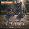 5 Set Outdoor Tent Clip Windproof Fixing Clips Camping Heavy-Duty Tent Guy Line Hooks Tarpaulin Rope Fasteners For Tarps Awnings