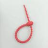 Tadpole Silikon-Kabelbinder: Bunte Schlüsselanhänger-Accessoires und -Bänder für DIY-Pakete