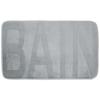 Tapis de bain - EDEN - Vitamine - 45 x 75 cm - Microfibre - Gris clair