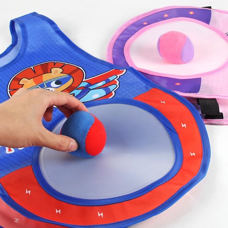 Dodgeball Game Set Throwing Balls Game Set with 3 Soft Balls and Vest for Kids Children Toddler Outdoor Indoor