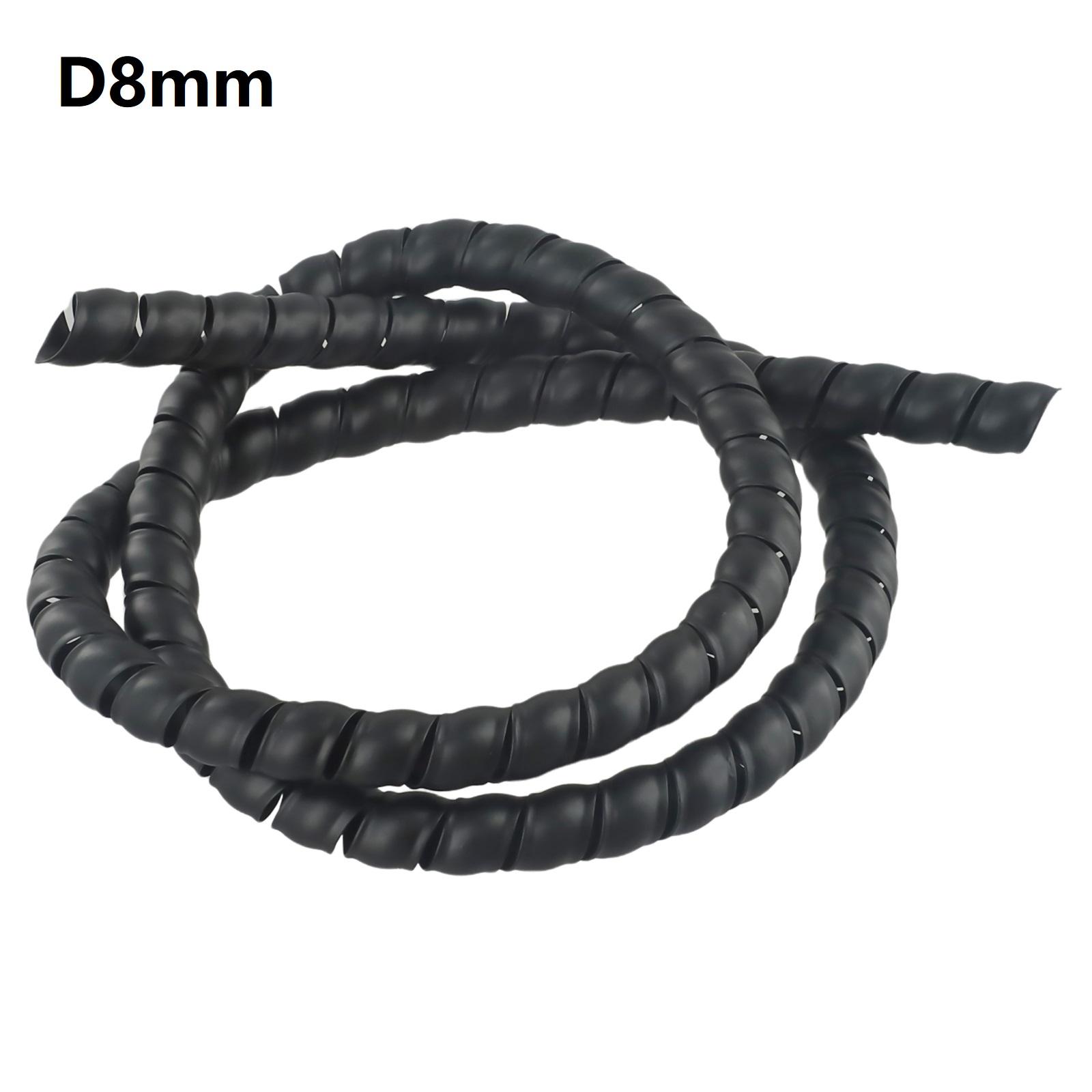 1m Winding Tube Spiral Winding Tube Wire Organizer Cable Protection Sleeve Spiral Wrap Winding Cable Management Protector