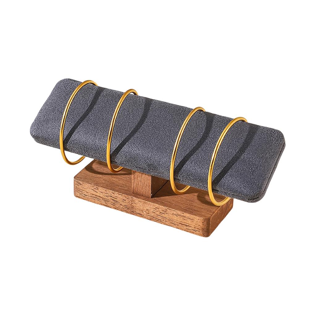 Stylish Velvets Bracelet Holder Jewelry Storage Rack for Watches and Bangles Women Hair Accessories Display Stand