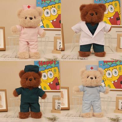 Krankenschwester Bär Puppe Arzt Krankenschwester Uniform Plüschtier Puppe Teddybär Tag der Krankenschwester Geschenk Teddybär