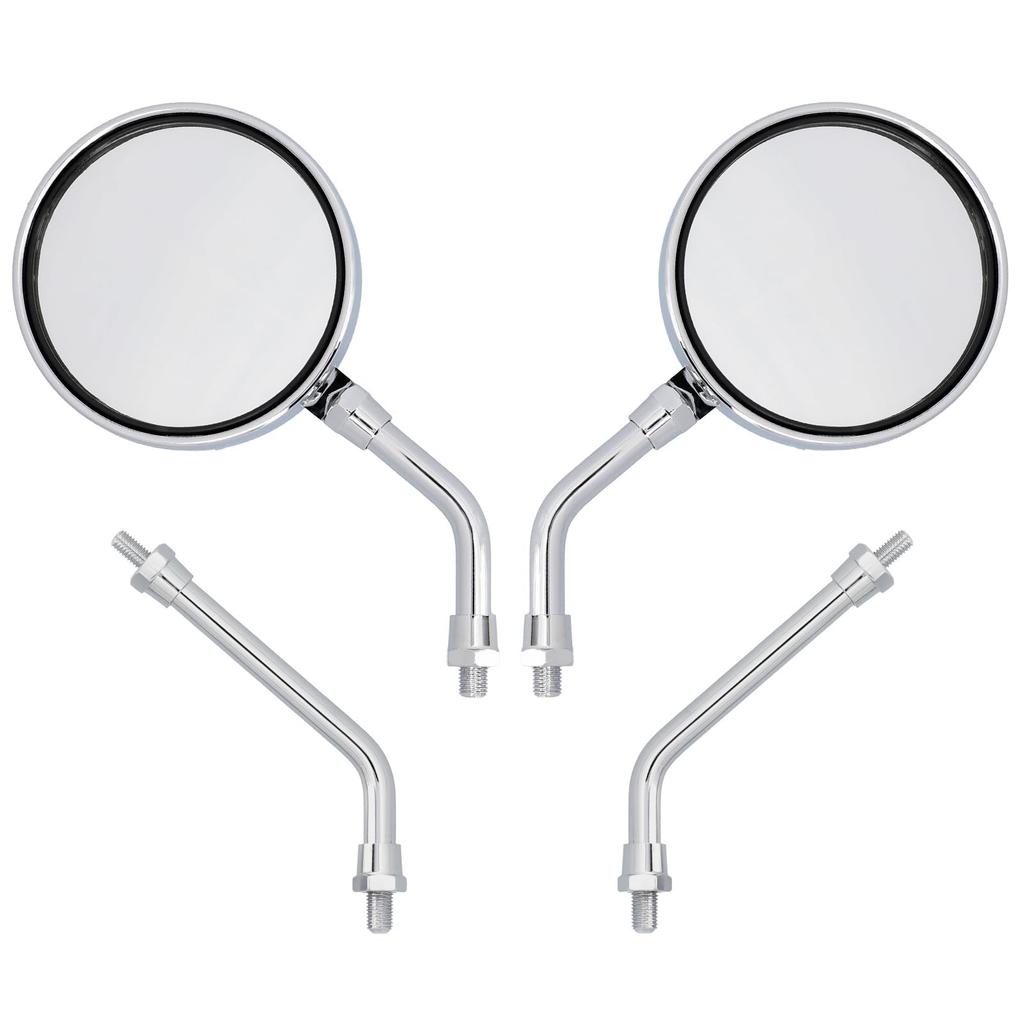 [Deepa] Z2 Short Mirror, Plated, 2 Types of Stays, Left and Right Positive Screws,