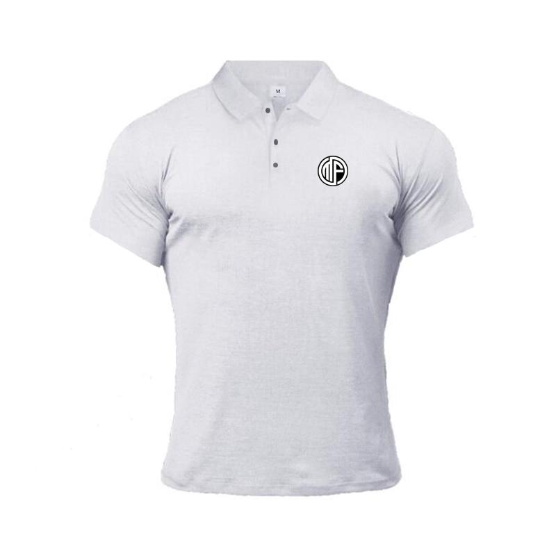Muscleguys Sommer Ny Revers Kort Erm Herre Business Pustende Kul Poloskjorte