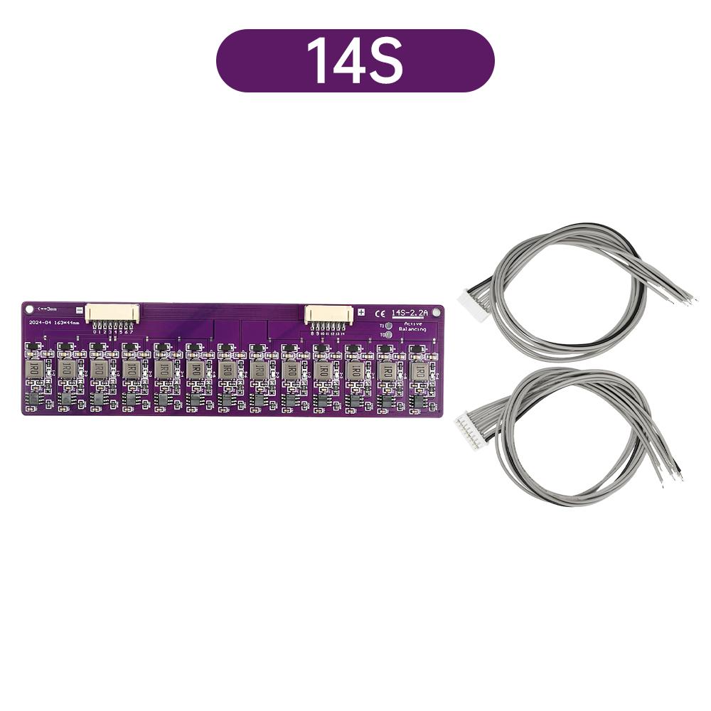 3S 4S 6S 8S 14S Capacitor Active Balancer Lithium Battery Balance Board Lifepo4 Lithium Titanate Battery Balancer 2.2A/3.1A