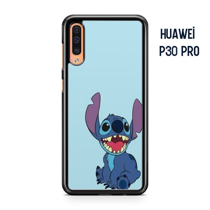 Cover per telefono - Cover Pazza - Compatibile Huawei P30 Pro Stitch Disney Lilo & Stitch Bambi Ref 3050 nero