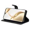 For Honor 200 Pro 5G Case Solid Color Leather Mobile Cover Wallet Stand with Strap
