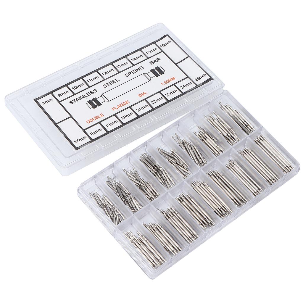360pcs Strap Link Pins Watch Strap Quick Release Spring Bars for Watchband Replacement Watch Repair