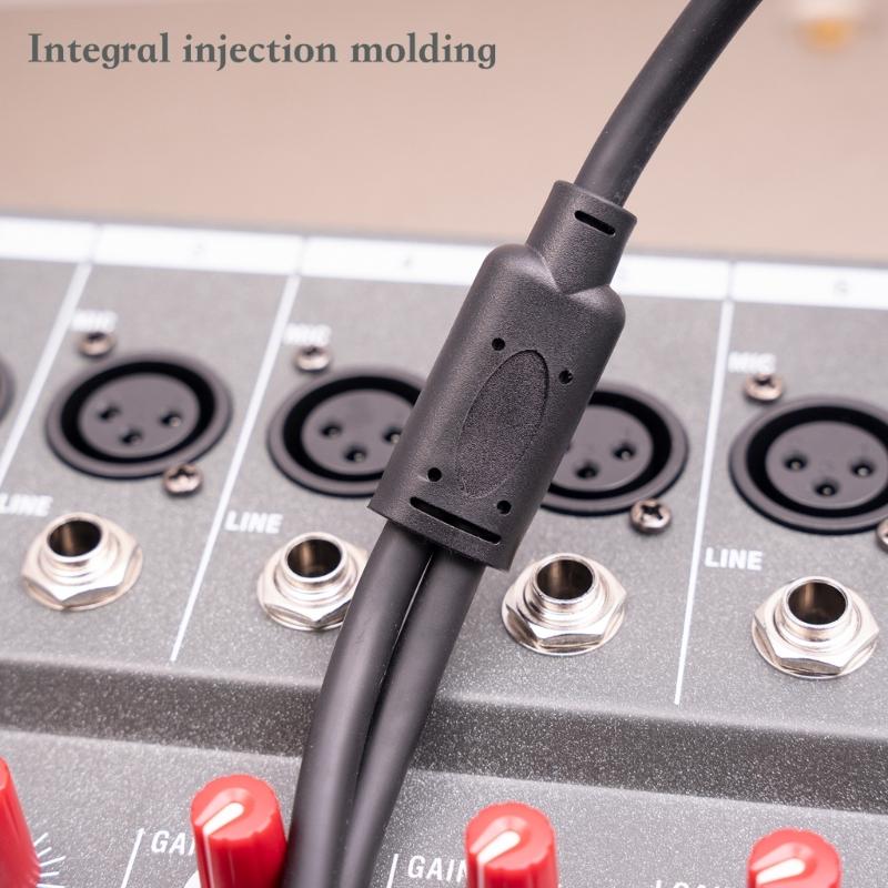 Audio Cable 3Pin XLR Female To Dual- XLR Male Y Splitter Nickel Plated Connectors With Metal Serviceable Ends 0.5M