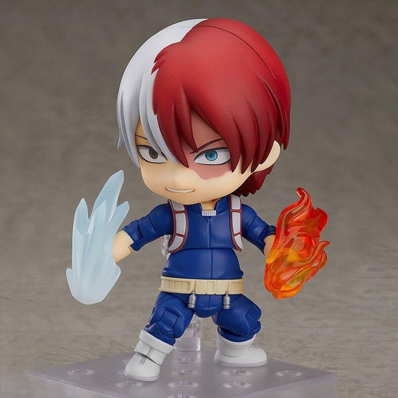 10cm Q Version Anime My Hero Academia Figure Roaring Shoto Pvc Action Figure Collectible Model Toys Kid Gift