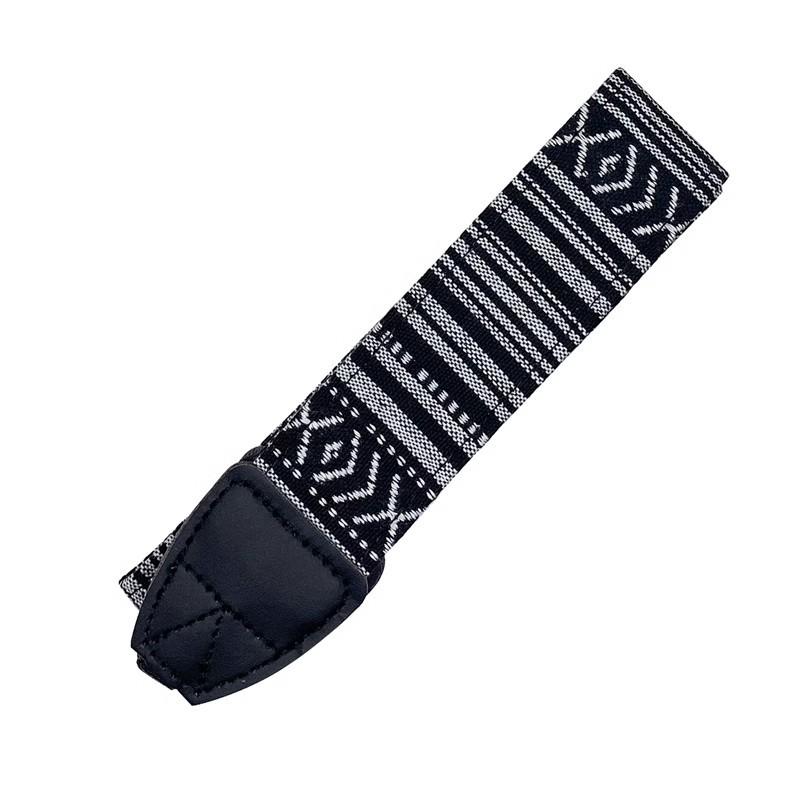 Retro Style Camera Strap Universal DSLR Strap for Canon Nikon Sony with Non-Slip Pad Durable Cotton 76cm Length Black