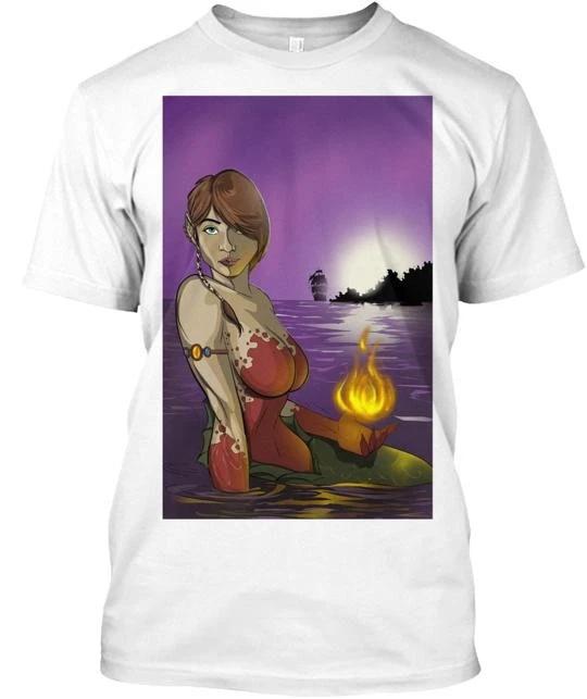 Elemental Mermaid T shirt Made in the USA Size S to 5XL XL
