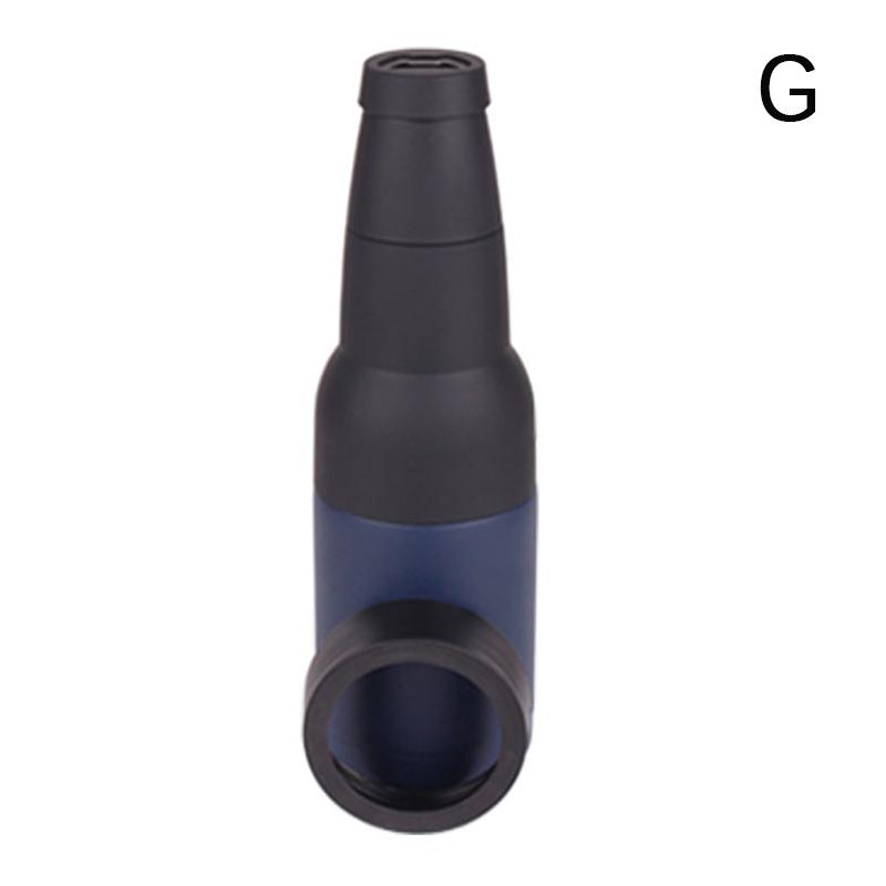 New 2 In 1 Beer Can Holder Vacuum Insulated Double Walled 304 Stainless Steel Beer Bottle Holder with Opener Beer Cooler 12oz