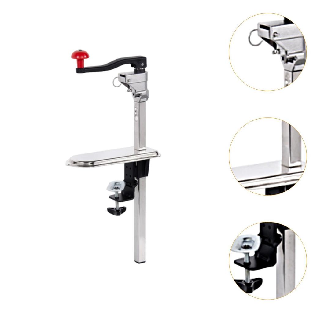Commercial Can Opener Comfortable Handle Industrial Lid Remover for Bar