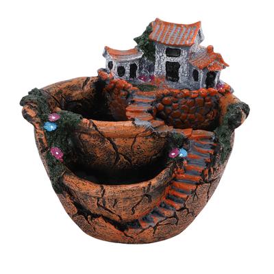 Märchengarten Blumentopf Landschafts-Dekorations-Blumenkübel für Pflanzen Balkon-Ornament