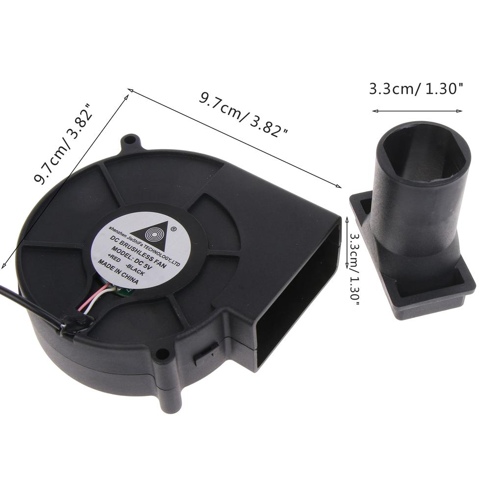 5V USB Air Blower Grill Wood Stove Outdoor Mobile Portable USB Barbecue Fan Outdoor Camping Picnic Grill Cooking Fan