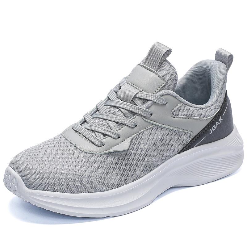 2025 spring and summer large size 50 new breathable mesh lightweight shock absorber sports shoes fitness jogging shoes foreign trade casual shoes