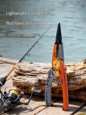 Aluminum Alloy Multi-functional Fishing Pliers Set with Lure Hook Remover
