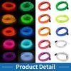 A ABSOPRO 1M EL Wire Cable LED Glow String Lights Car Interior Lighting Strip