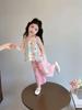2026 Stylish Girls' Summer Vest & Pants Two-Piece Set