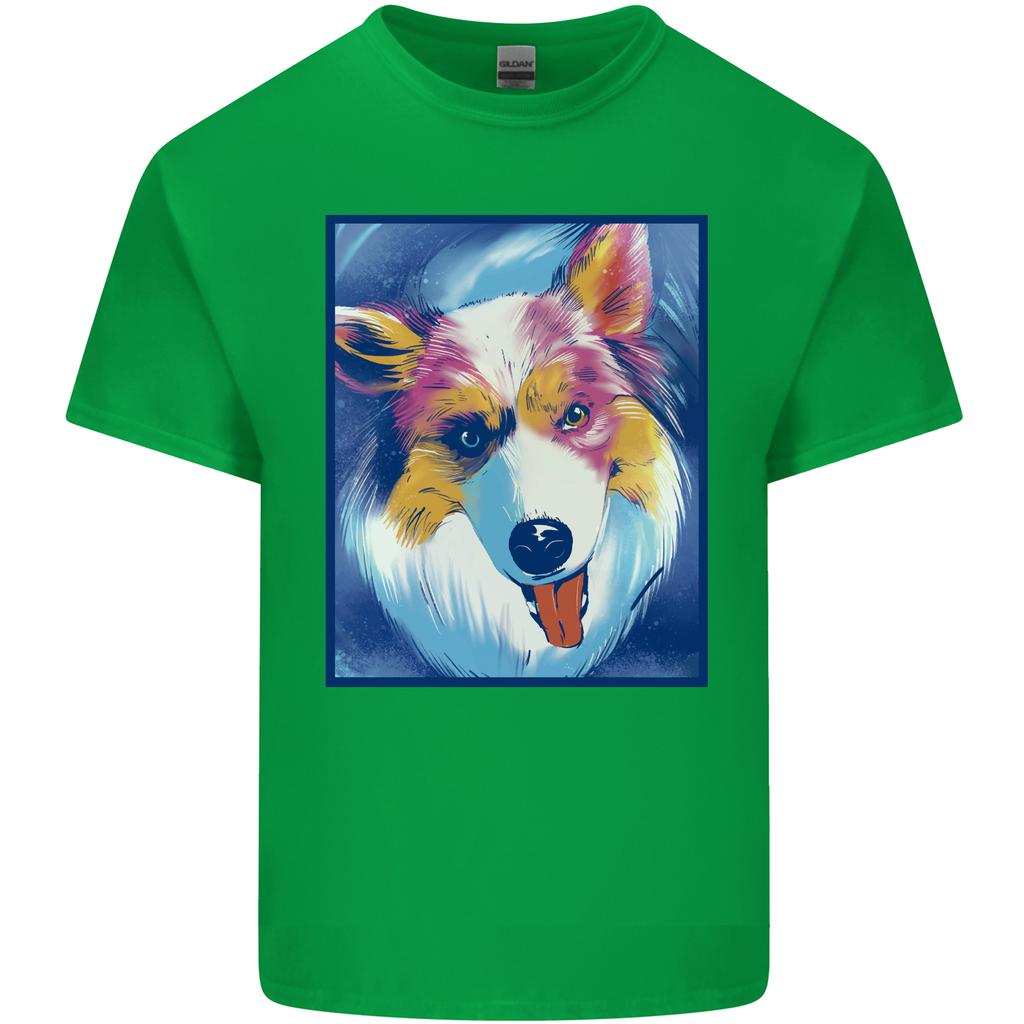 Abstract Australian Shepherd Dog Unisexs Light Cotton TShirt