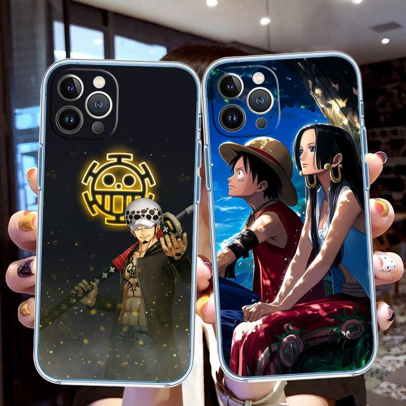 Art One Piece Soft Shell Transparent Phone Case for Motorola Moto Edge 20 30 40 50 S30 Fusion Ultra Pro Neo Lite + G200 G23