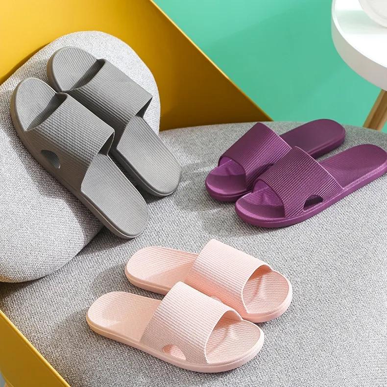 Women's Slippers Summer Couple Bathroom Bath Sandals Home Household Indoor Non-slip Deodorant Men's Slippers Four Seasons Universal Sandals