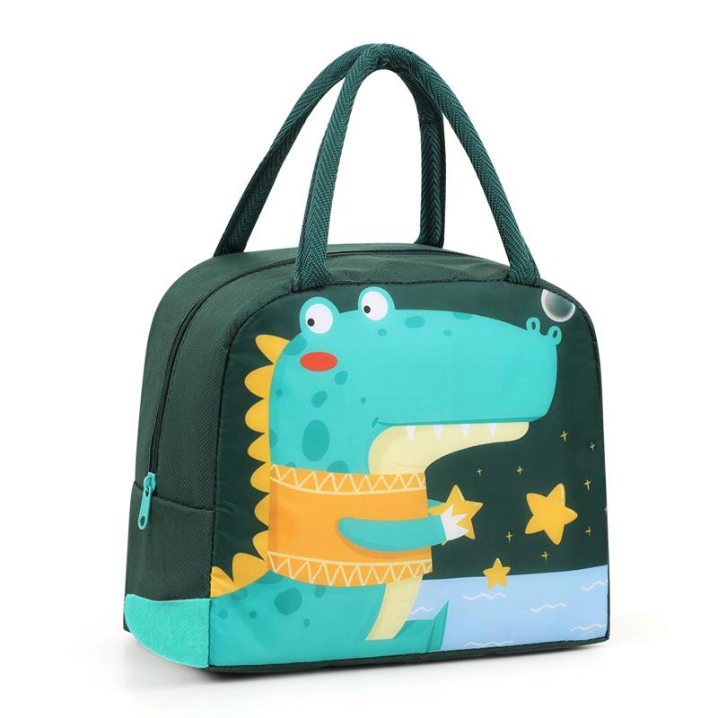 3D Cartoon Insulated Lunch Bento Bag - Thick Aluminum Foil, Ideal for Students & Outdoors
