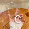Clear Acrylic For Magsafe Magnetic Case For For Samsung Z Flip Z Fold 7 6 5 4 3 ZFlip7 Flip6 Wireless Charge Shockproof Bumper Cover